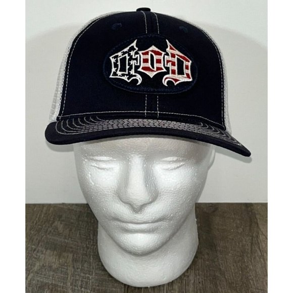 Drury Outdoors DOD Snapback Adjustable Trucker's Hat Red/White/Blue - Picture 8 of 10